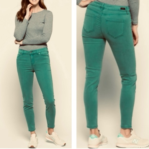 Liverpool Jeans Company Denim - Liverpool Abby’s Skinny Classic Green Super Soft Stretch Skinny Jean Size 8